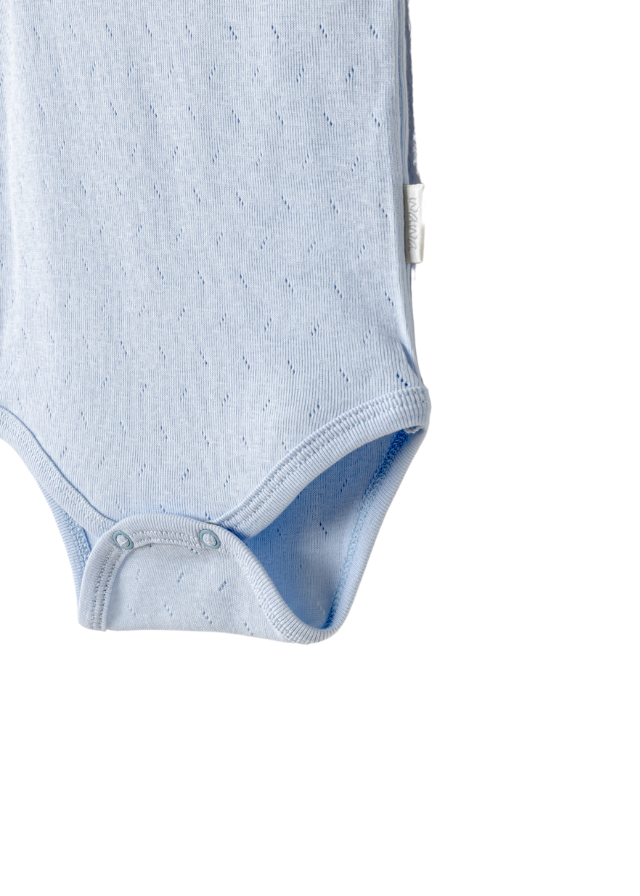 Set 2 Body Maieu Alb cu Bleu AC25553 Andywawa