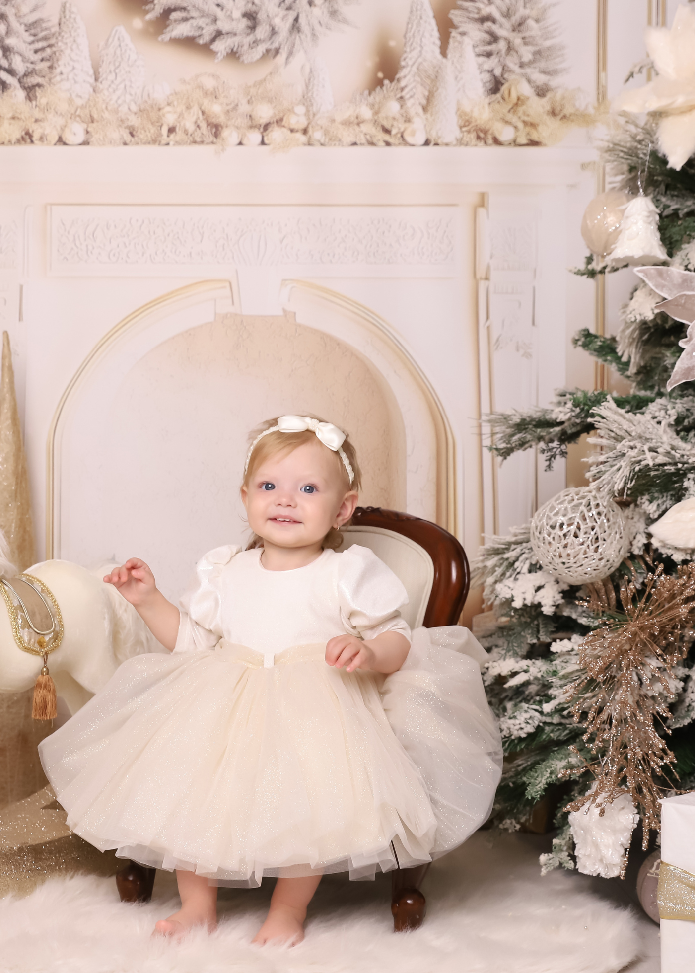 Rochita Aurie Cu Sclipici AnneBebe