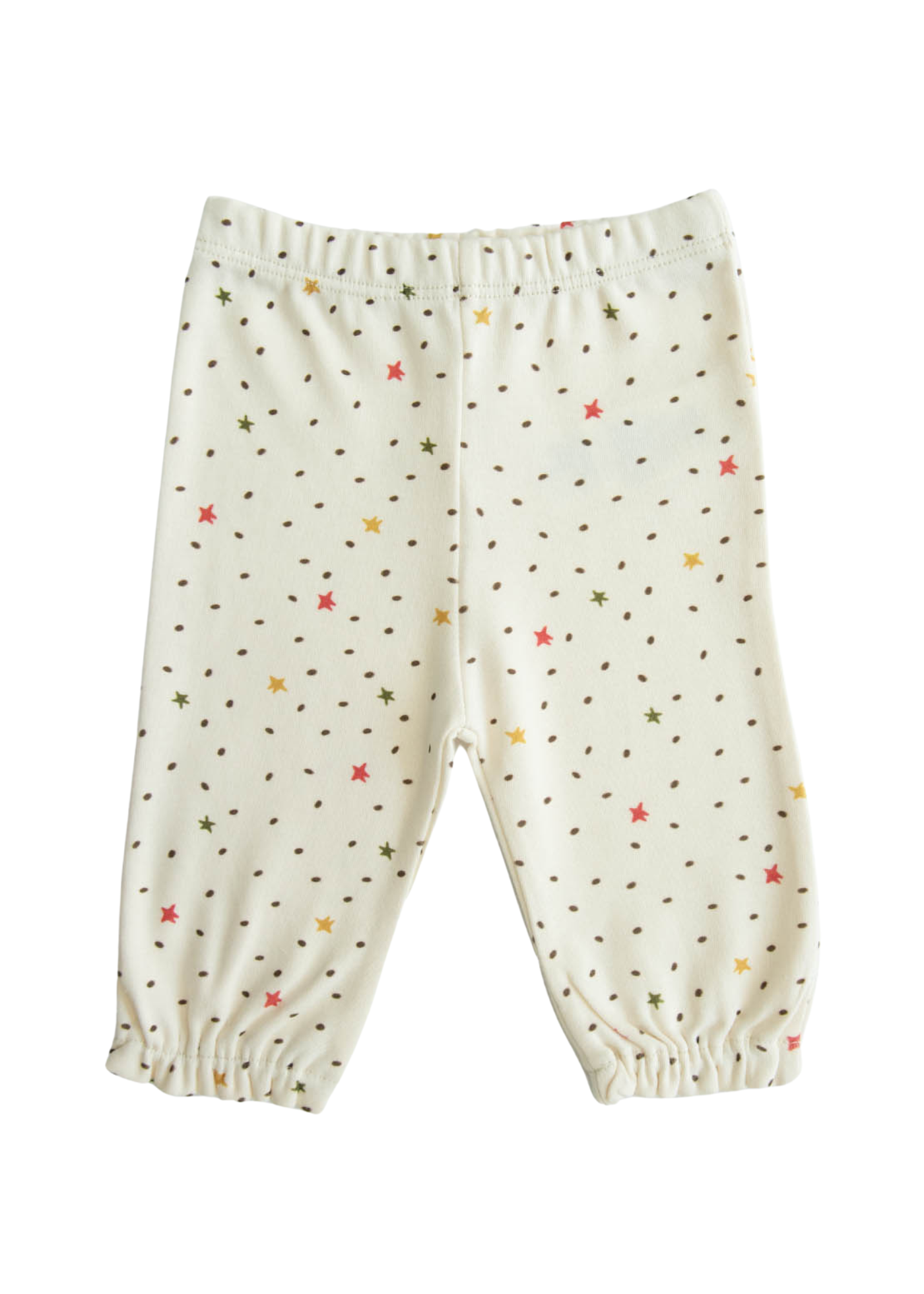 Set 3 Piese Bumbac Organic Bej cu Flori Bluza Pantaloni si Bentita S58744 Kitikate