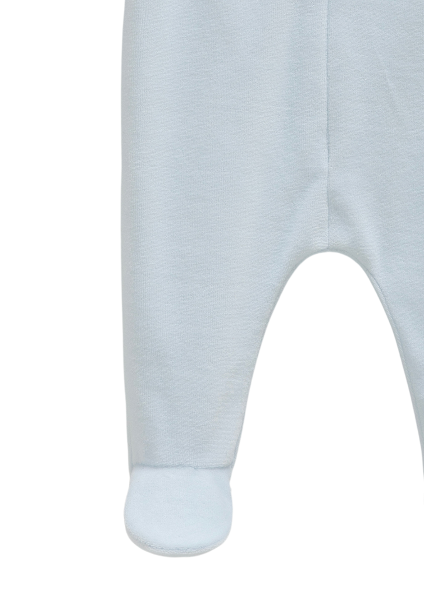 Salopeta Lunga Velur Bleu cu Fermoar TE2153 Mell Sweet Baby