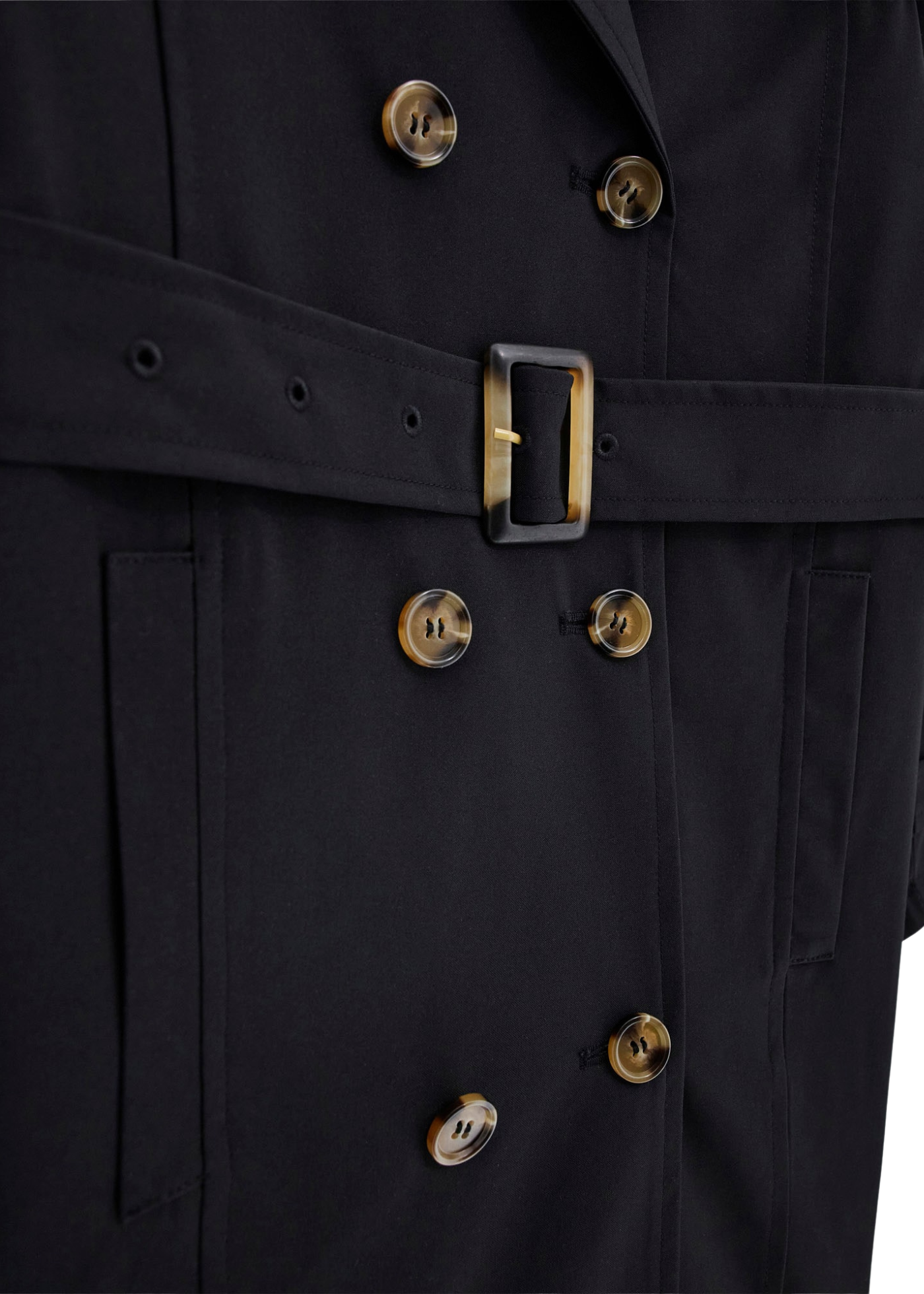 Trench Negru J5YL06 WFYD0 JBLK Guess