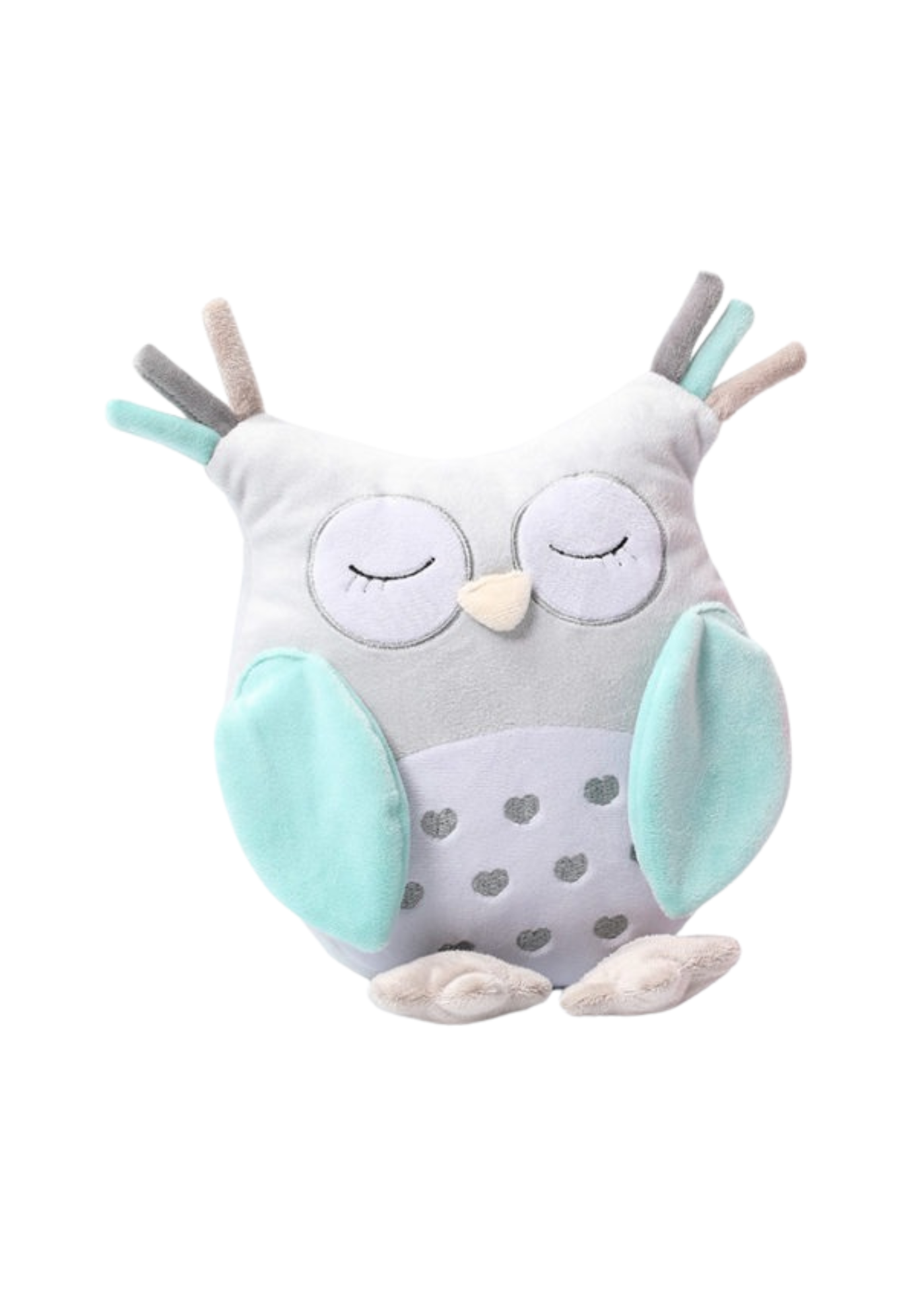 Jucarie Plus Bufnita Bleu cu Gri 441 BabyOno