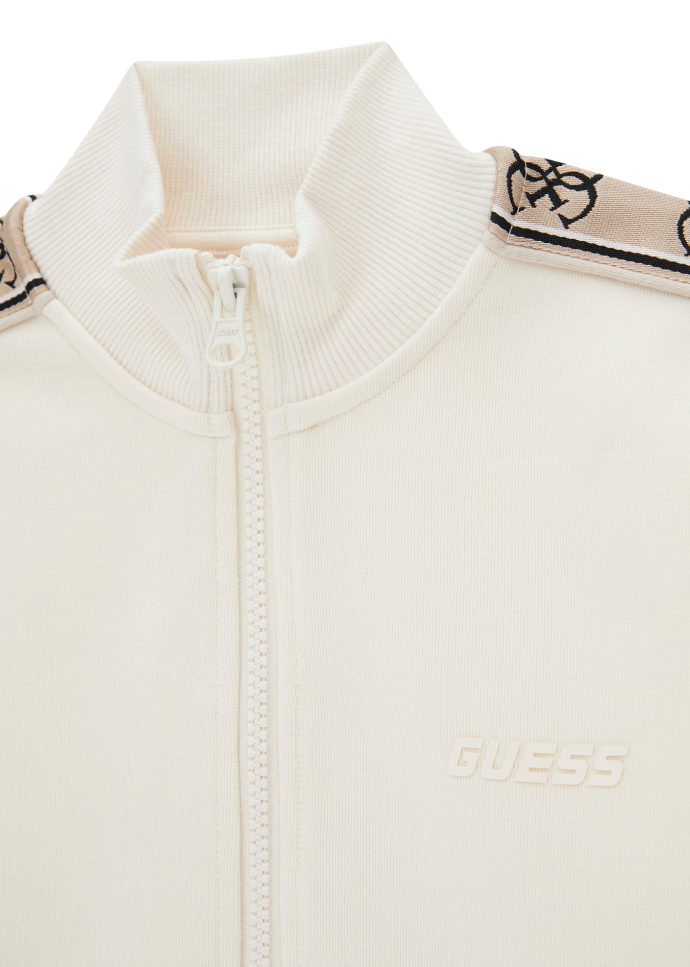Bluza Sport Crem cu Fermoar J2YQ06 KB3P2 G6K5 Guess