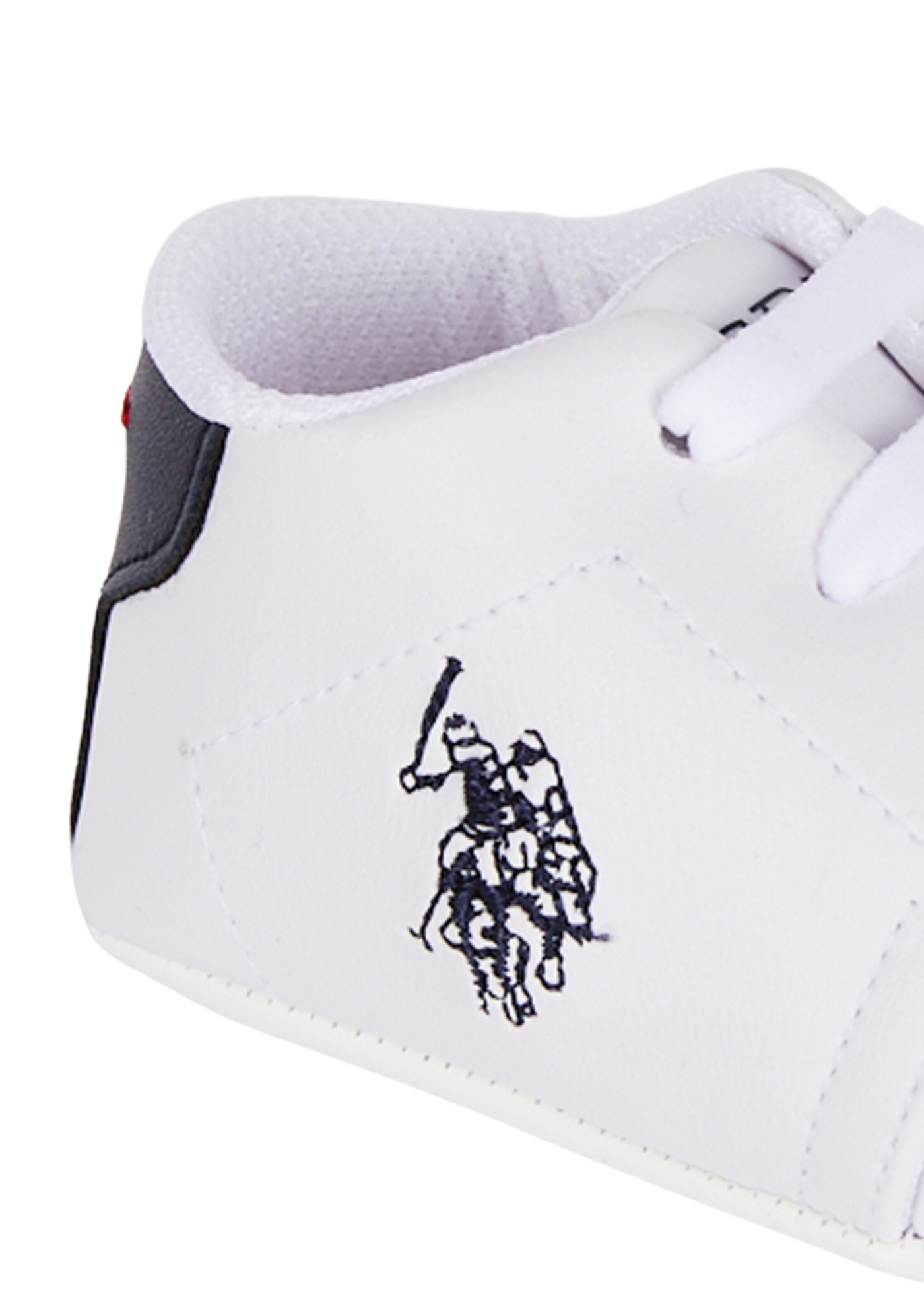Pantofi Sport Alb cu Bleumarin cu Siret Elastic USB1308 Us Polo Assn