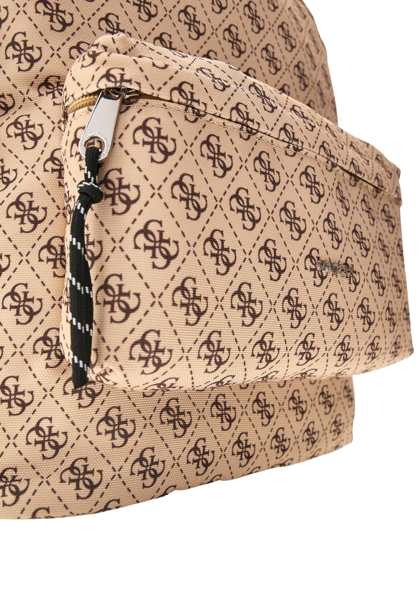 Ghiozdan Bej cu Print Logo H5YZ00 WGCS0 P13W Guess