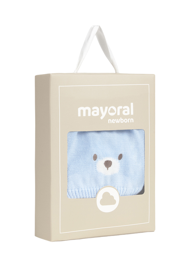 Set Caciula si Sosete Bleu cu Urs 9874 Mayoral