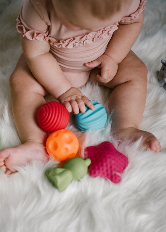 Set of 6 Multicolor Sensory Balls 1530 BabyOno