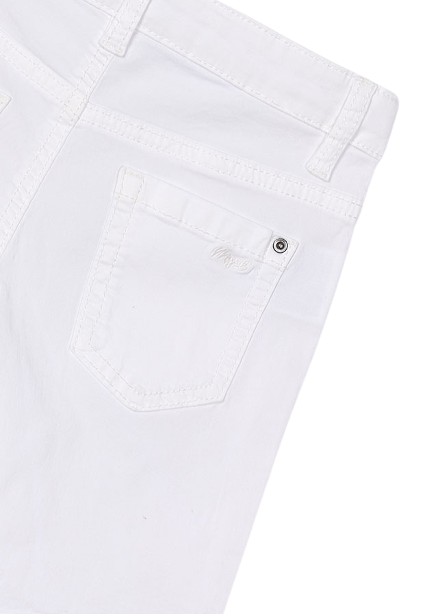 Pantaloni Scurti Albi 204 Mayoral