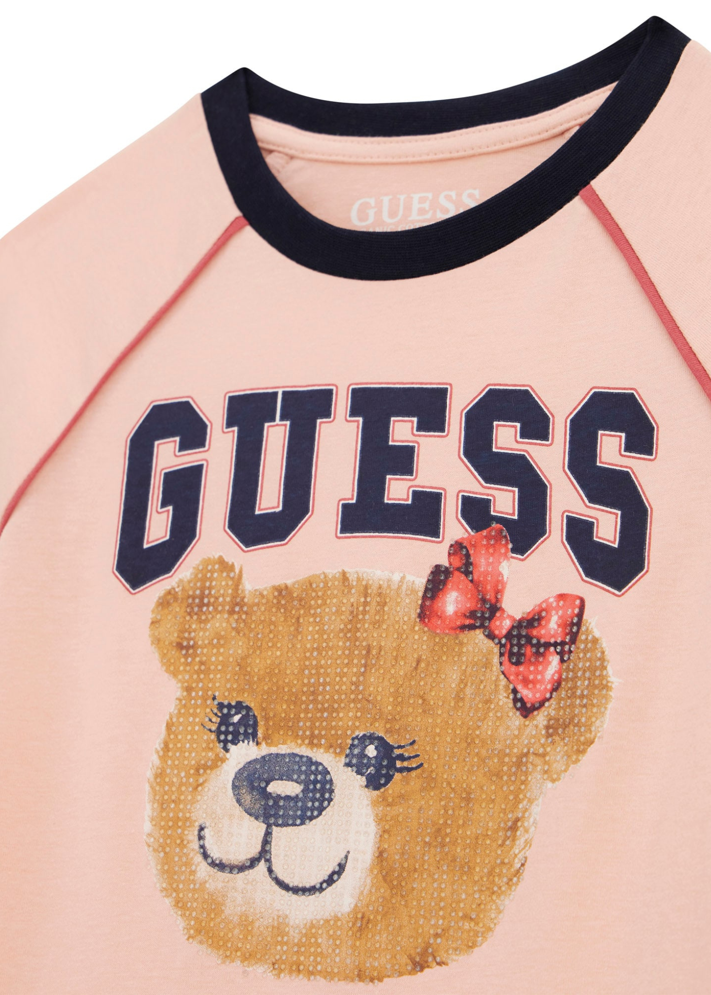 Tricou Somon cu Maneca Scurta si Urs J5YI21 K8HM4 G6L9 Guess