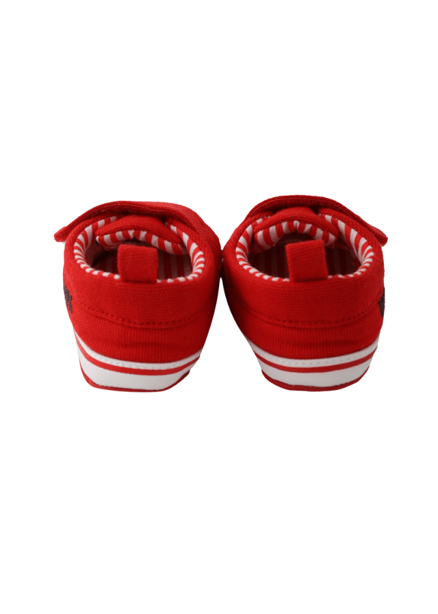 AnneBebe - Pantofi Sport Rosii cu Inchidere Velcro si Logo 1810 V1 Us Polo Assn