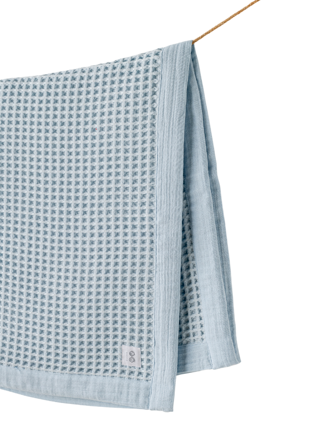 Pled Bleu din Muselina Model Gofrat AC25887 Andywawa