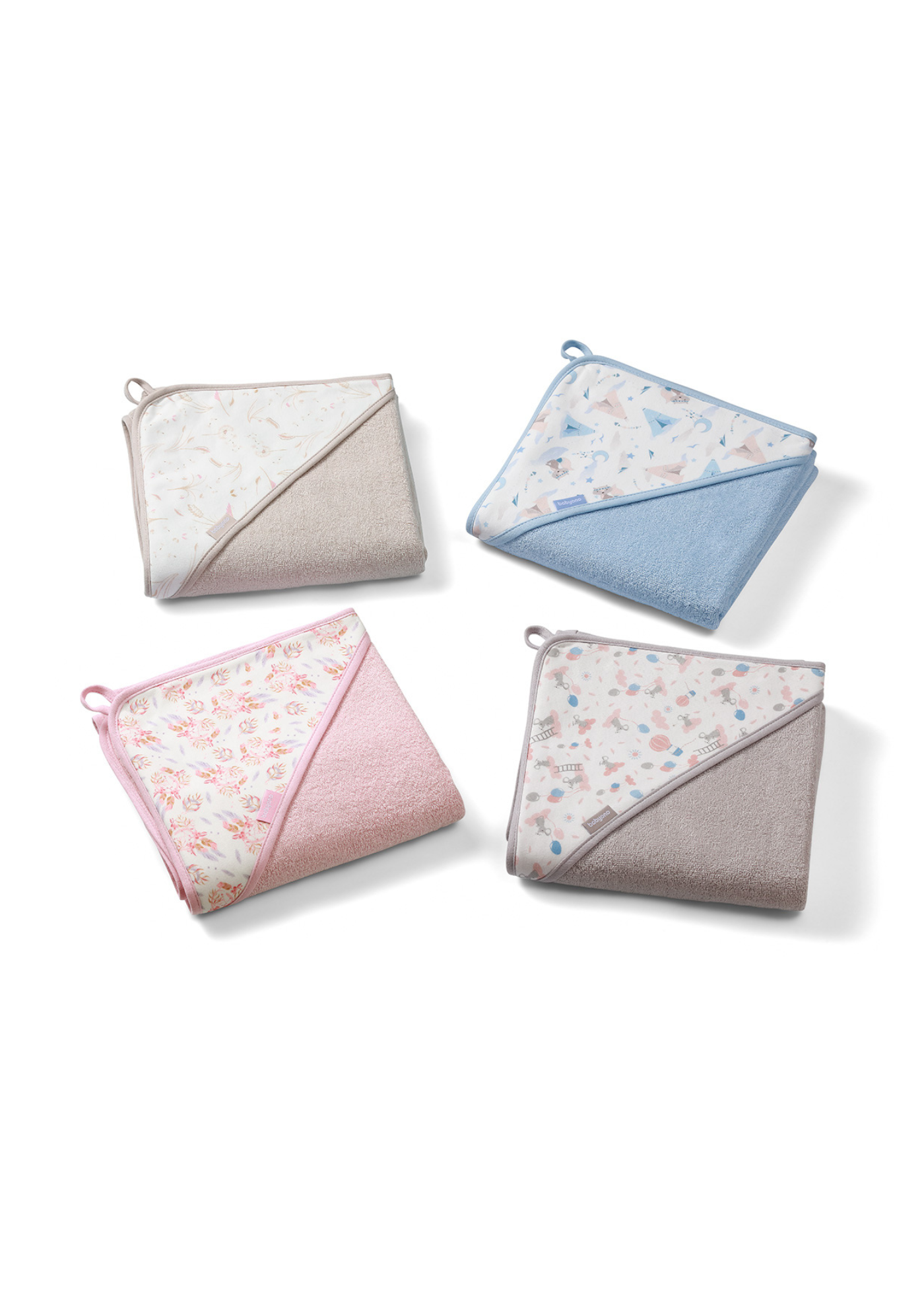 Prosop cu Capison Gri din Bumbac 100X100 cm 1552/03 BabyOno