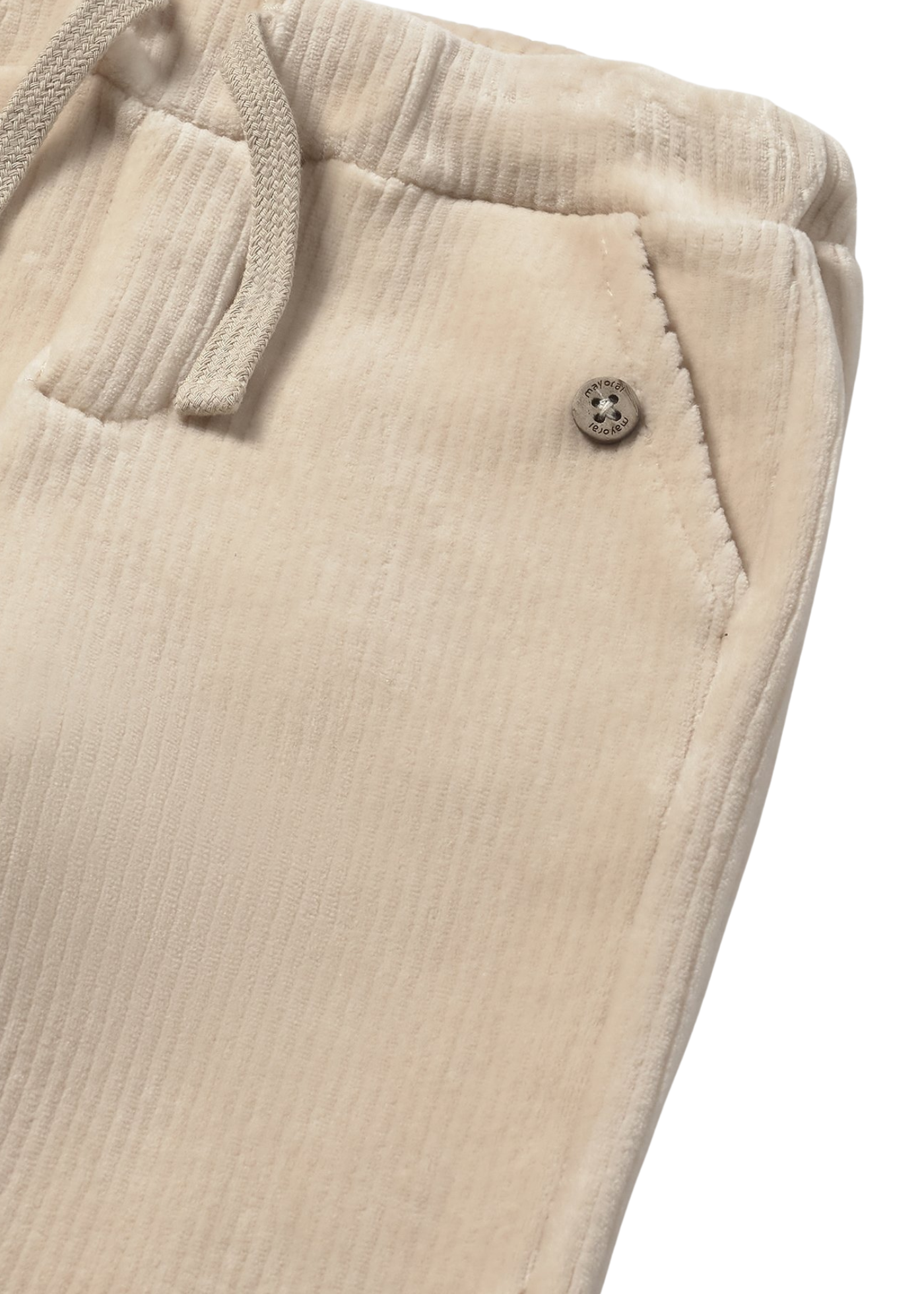 Pantaloni Lungi Raiat Bej cu Siret in Talie 2510 Mayoral