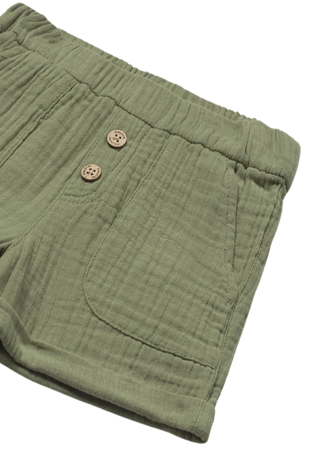 Pantaloni Scurti Verzi din Muselina 1241 Mayoral