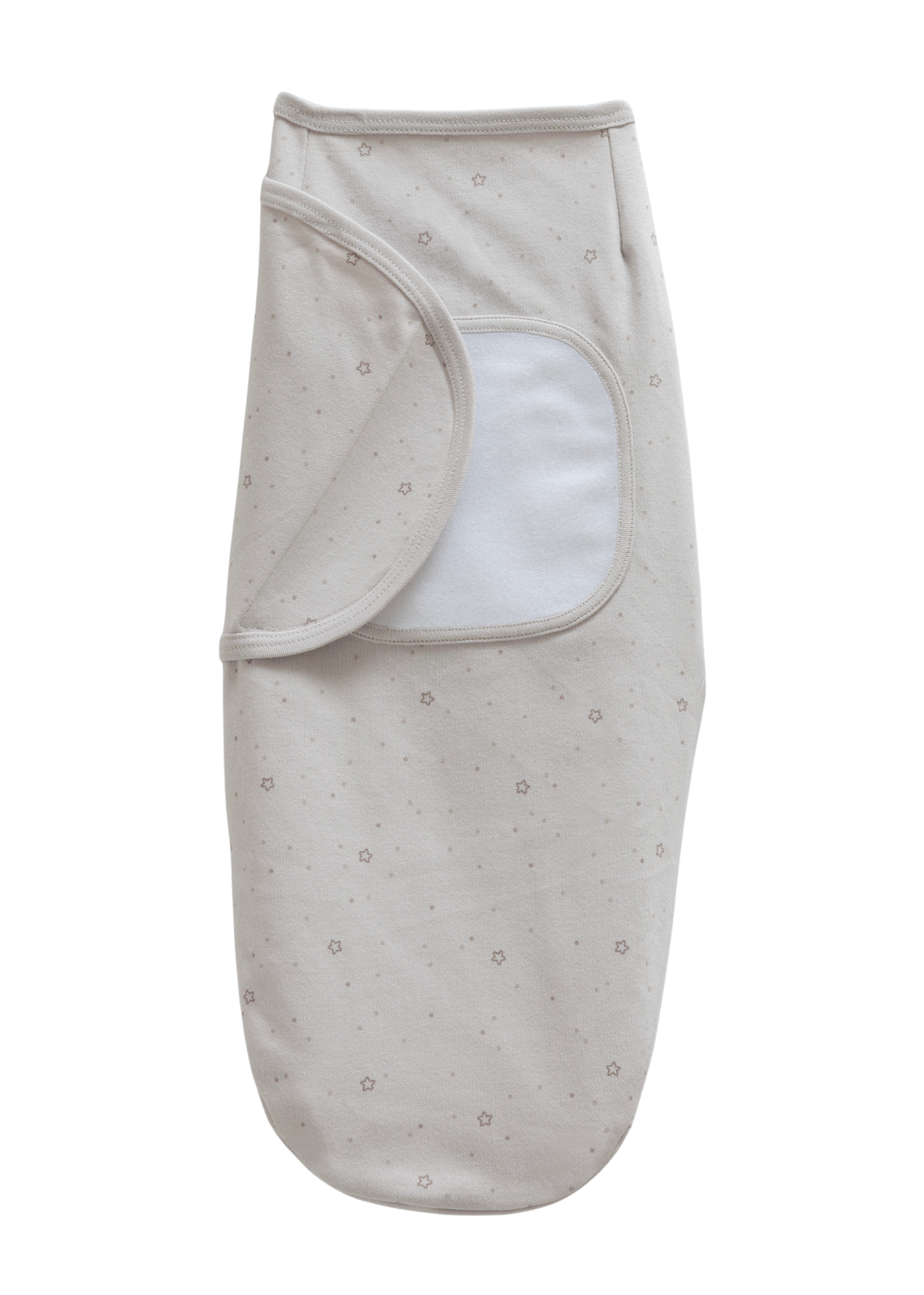 Sistem de Infasare din Bumbac Gri cu Stele KNE2213 Mell Sweet Baby