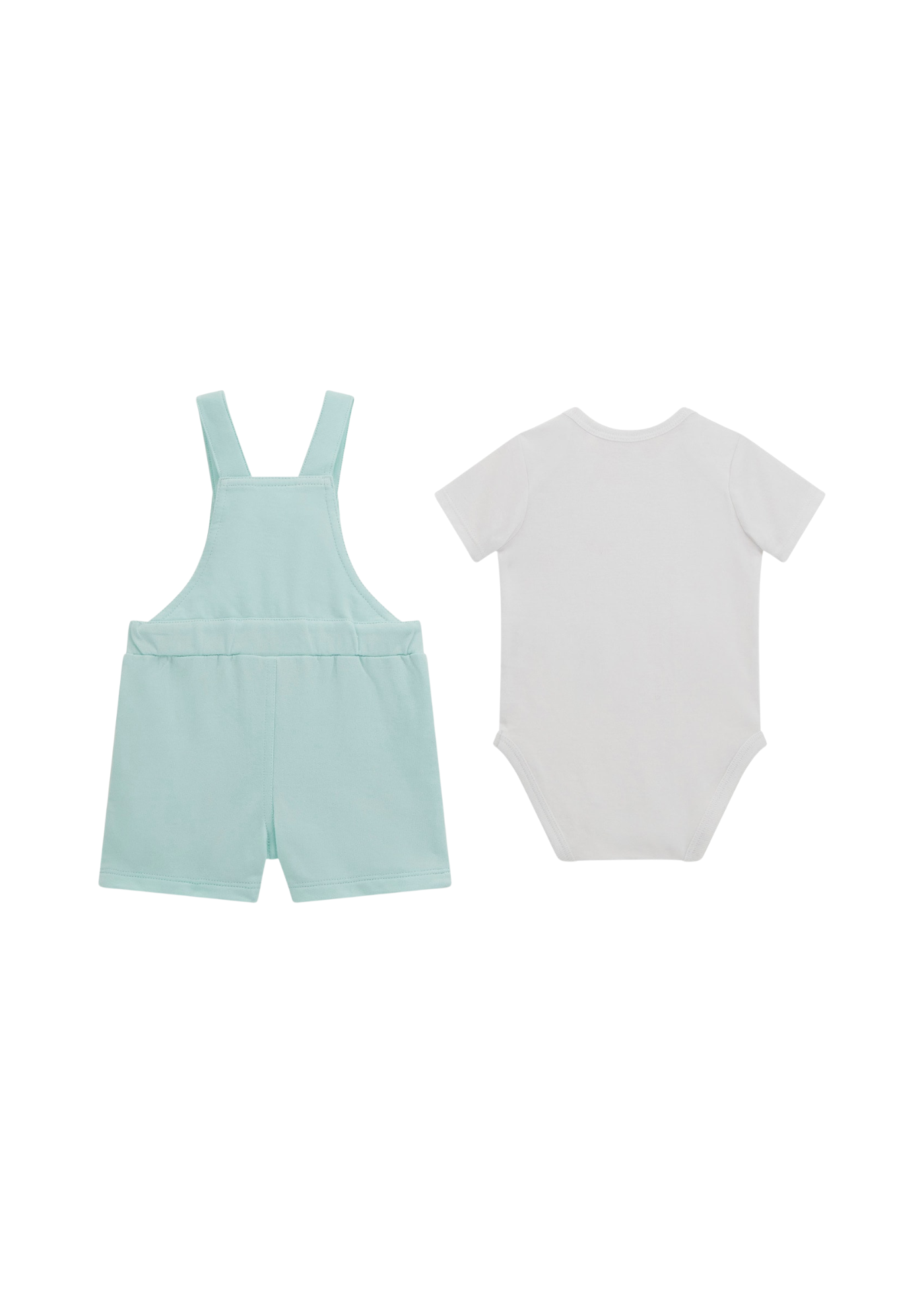 Trening 3 Piese Alb cu Verde Body Hanorac si Pantaloni H4YW00 KA6W4 F06F Guess