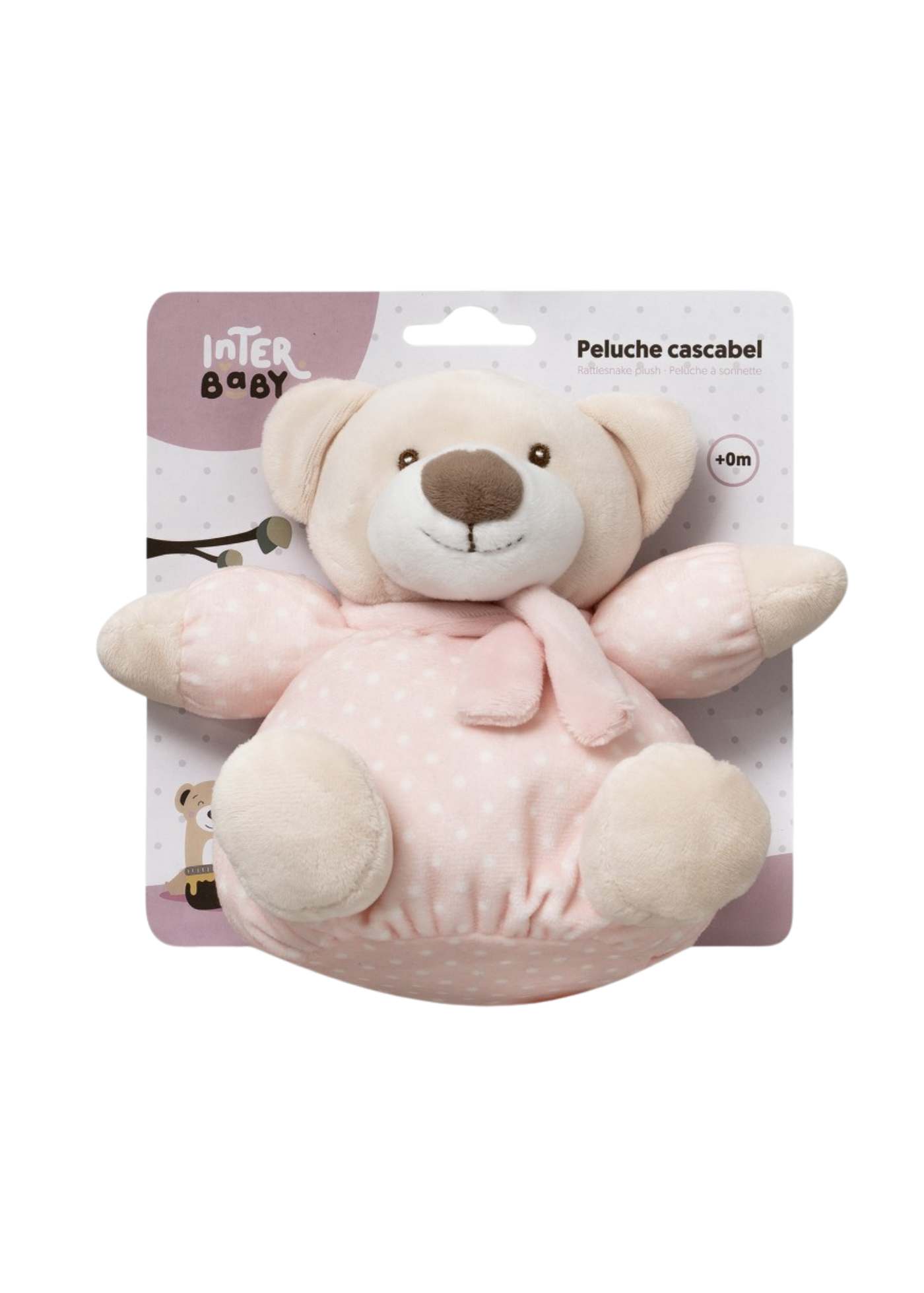 Jucarie Plus Ursulet Roz OSI07-02 – Interbaby