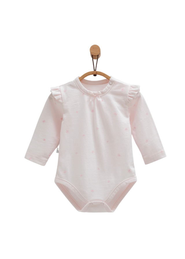 Set 2 Body Roz cu Maneca Lunga BK1408 Mell Sweet Baby