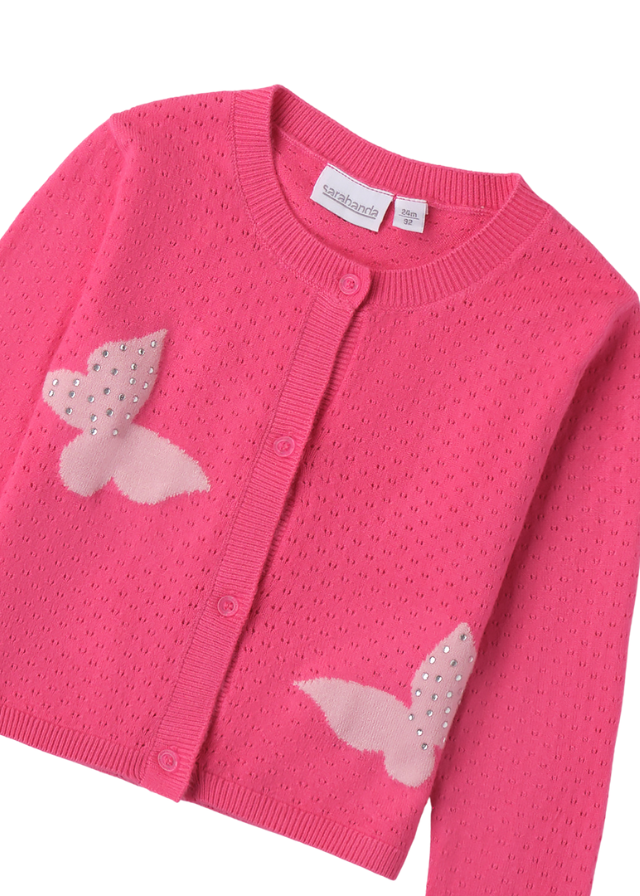 Cardigan Tricotat Frez cu Fluturi 0A317.00 Sarabanda