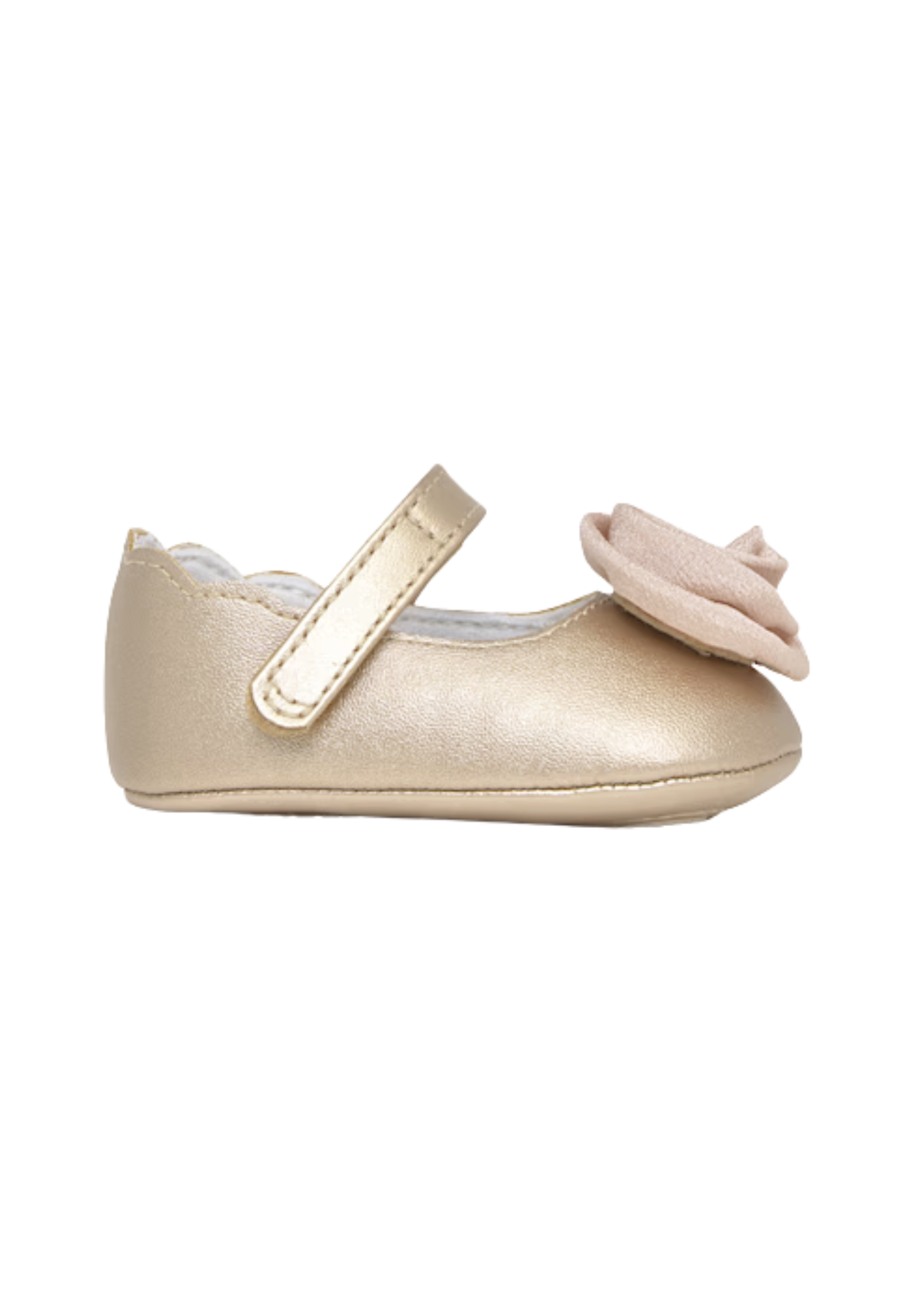 Balerini Aurii cu Floare Organza 9960 Mayoral
