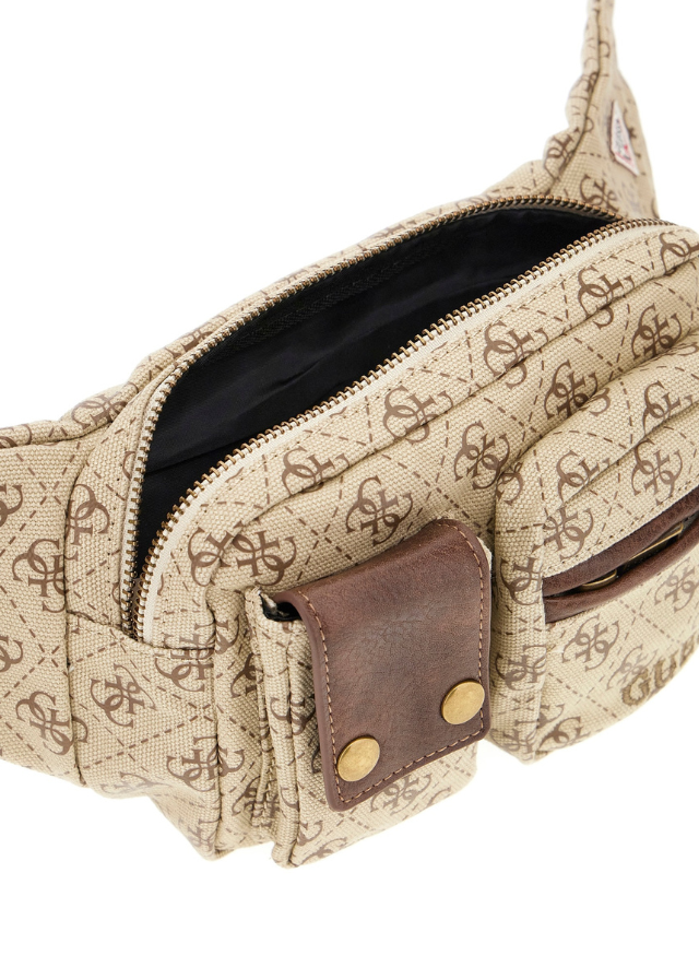Borseta Bej cu Monograma L5YZ09 WGRI0 P1CP Guess