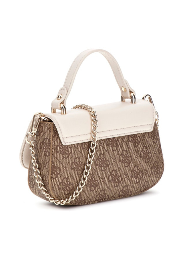 Geanta Bej cu Maro Dreptunghiulara J4YZ42 WFEN0 P13W Guess