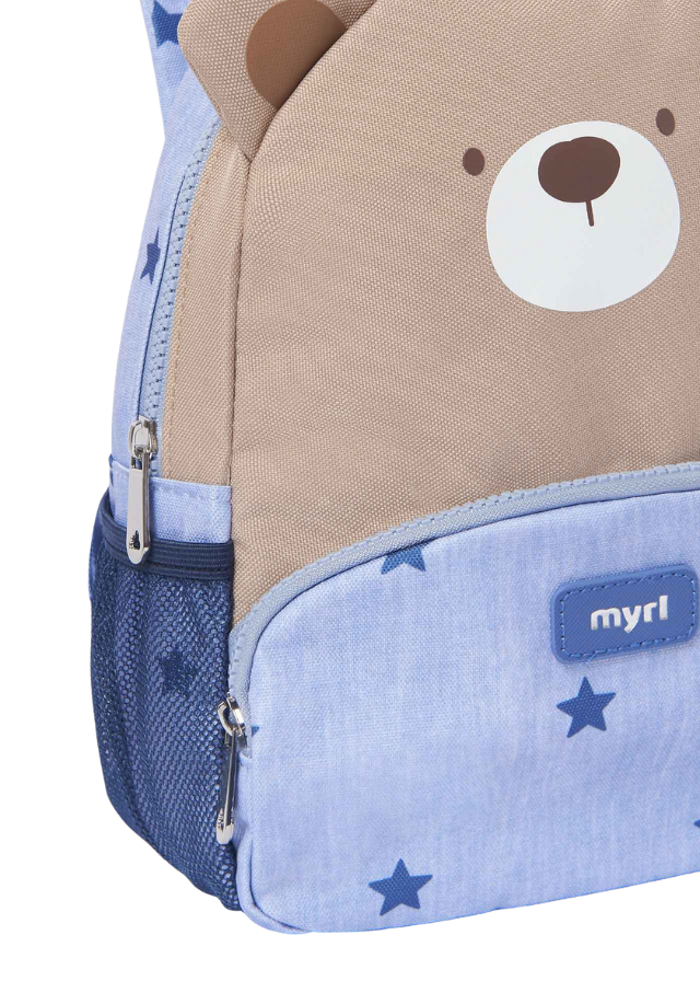 Rucsac Gradinita Bleu cu Bej cu Urs 19283 Mayoral