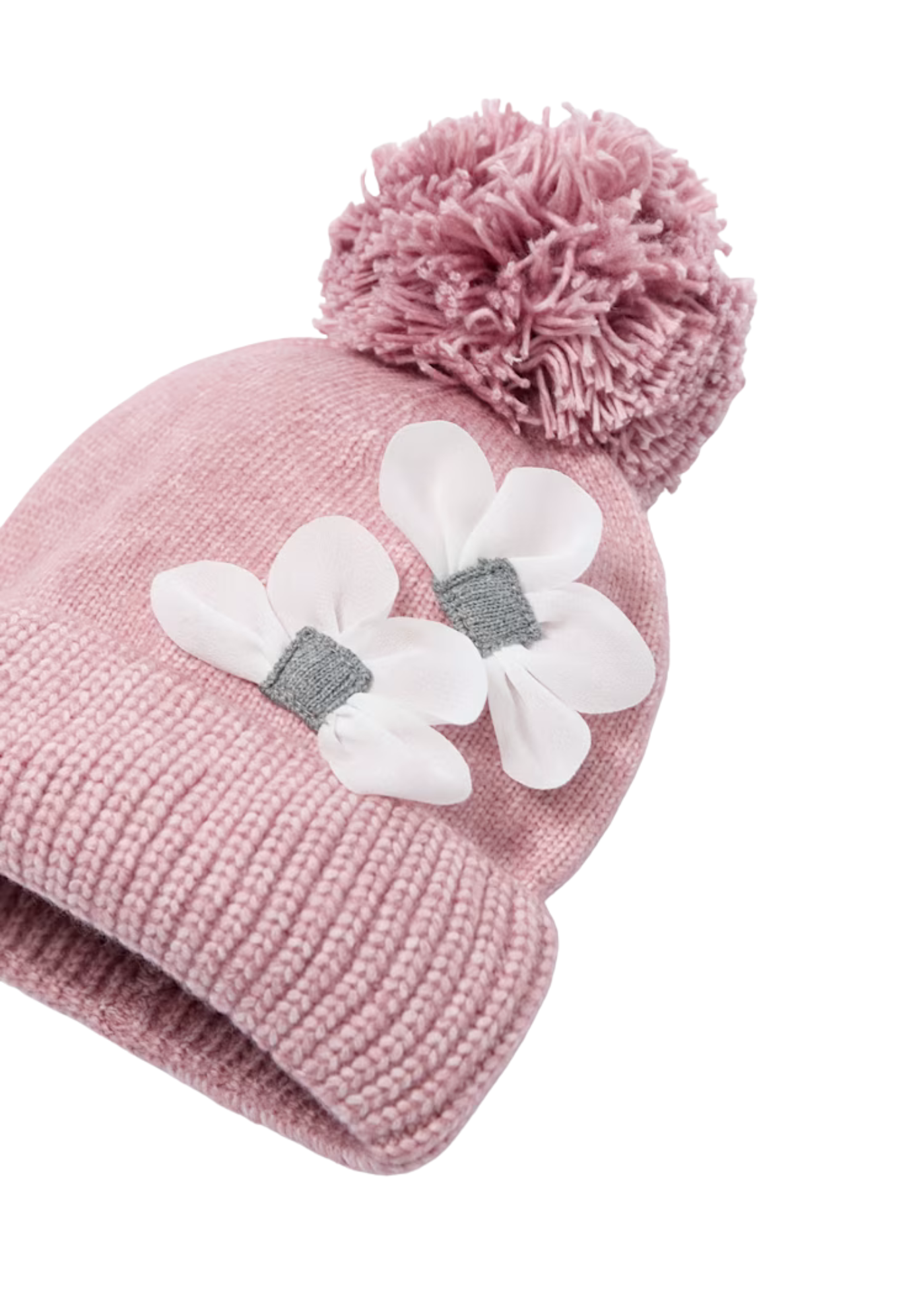 Set 3 Piese Caciula, Fular si Manusi Tricotate Roz Pudra 10071 Mayoral