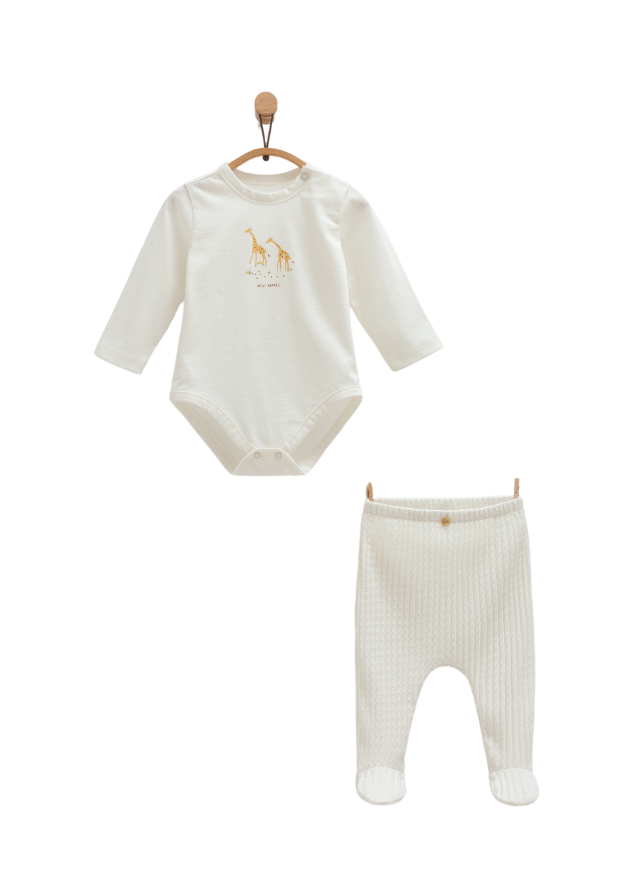 Set 4 Piese Crem Safari Time ZE1361 Mell Sweet Baby