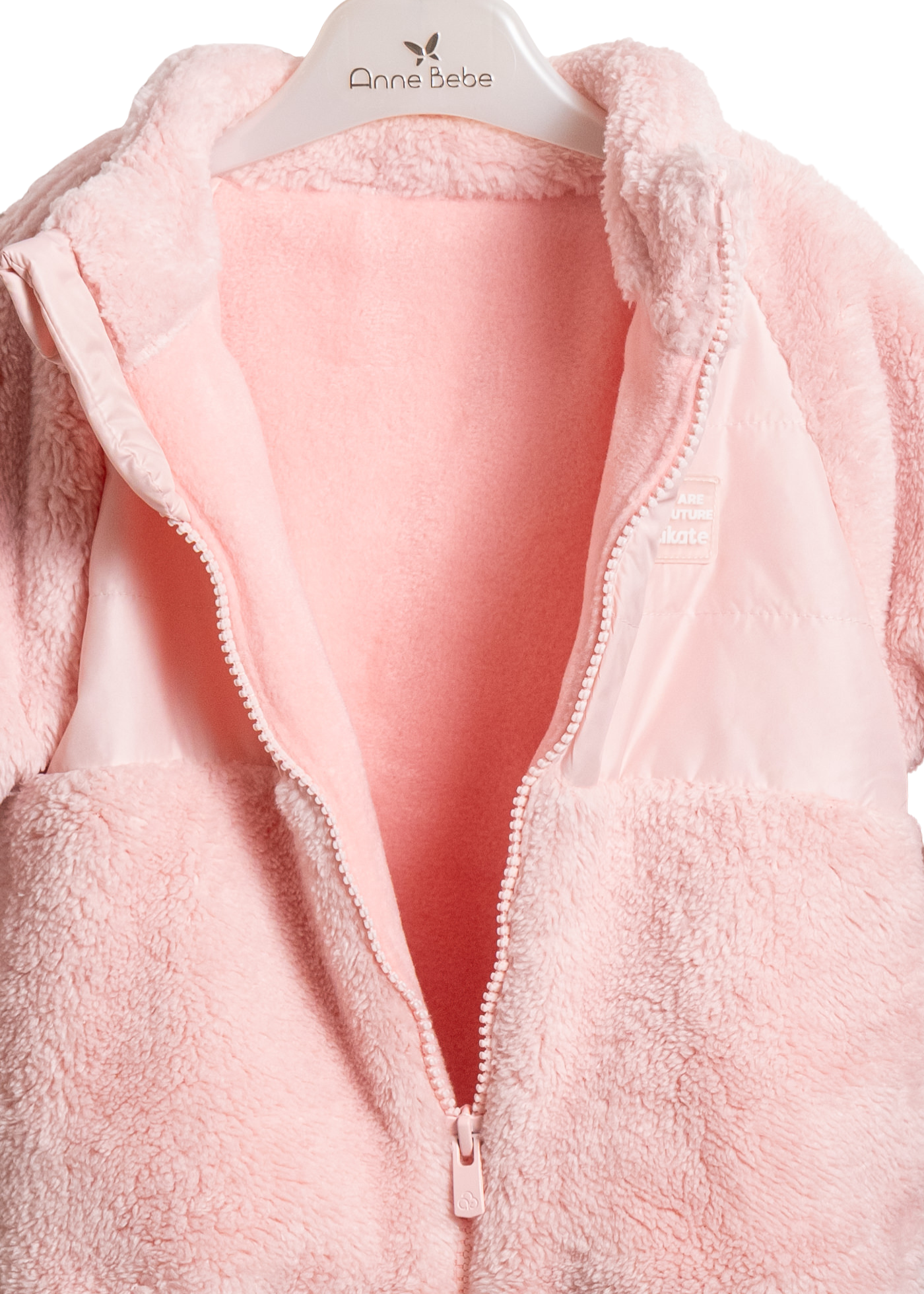 Geaca din Plus Roz cu Fermoar S15108 Kitikate