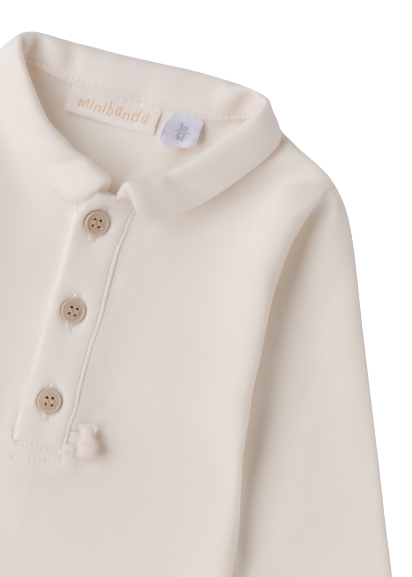 Bluza Tip Body Crem cu Maneca Lunga si Guler 3.F631/00 Minibanda