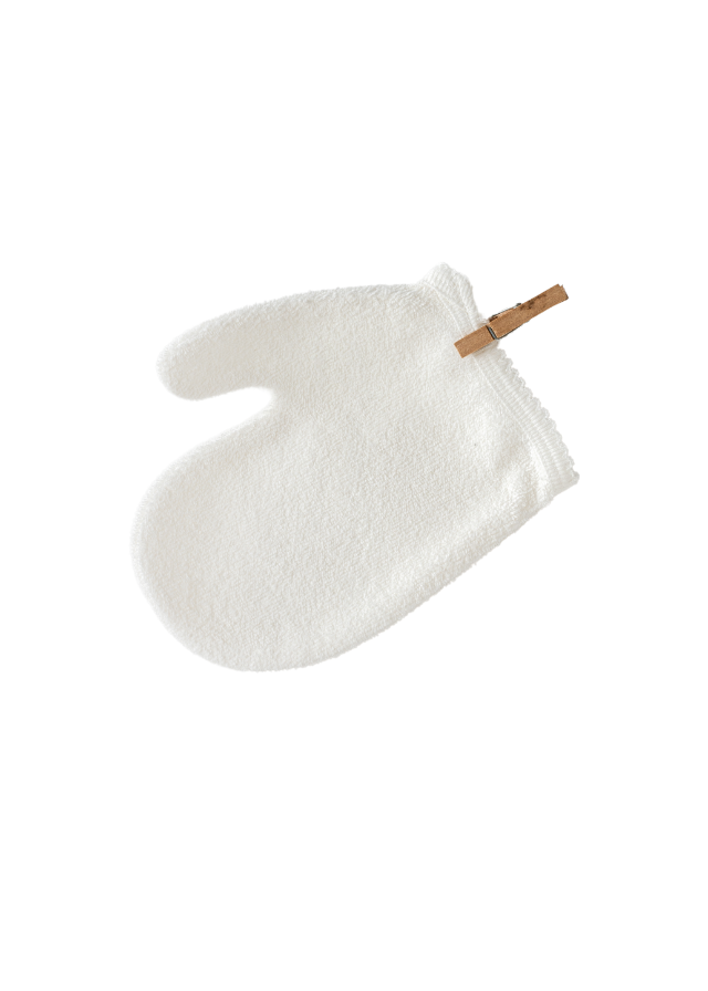 Set Baie 3 Piese Prosop Crem cu Roz Scutec de Muselina si Manusa de Baie AC25365 Andywawa