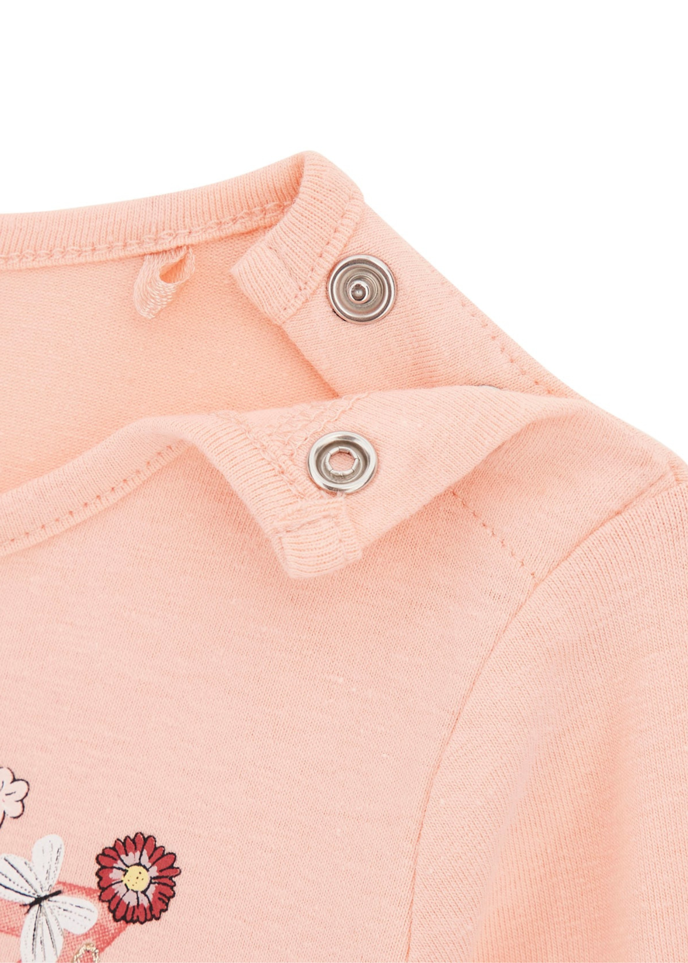 Bluza Somon cu Maneca Lunga cu Logo cu Flori A5YI03 K6YW4 G6L9 Guess