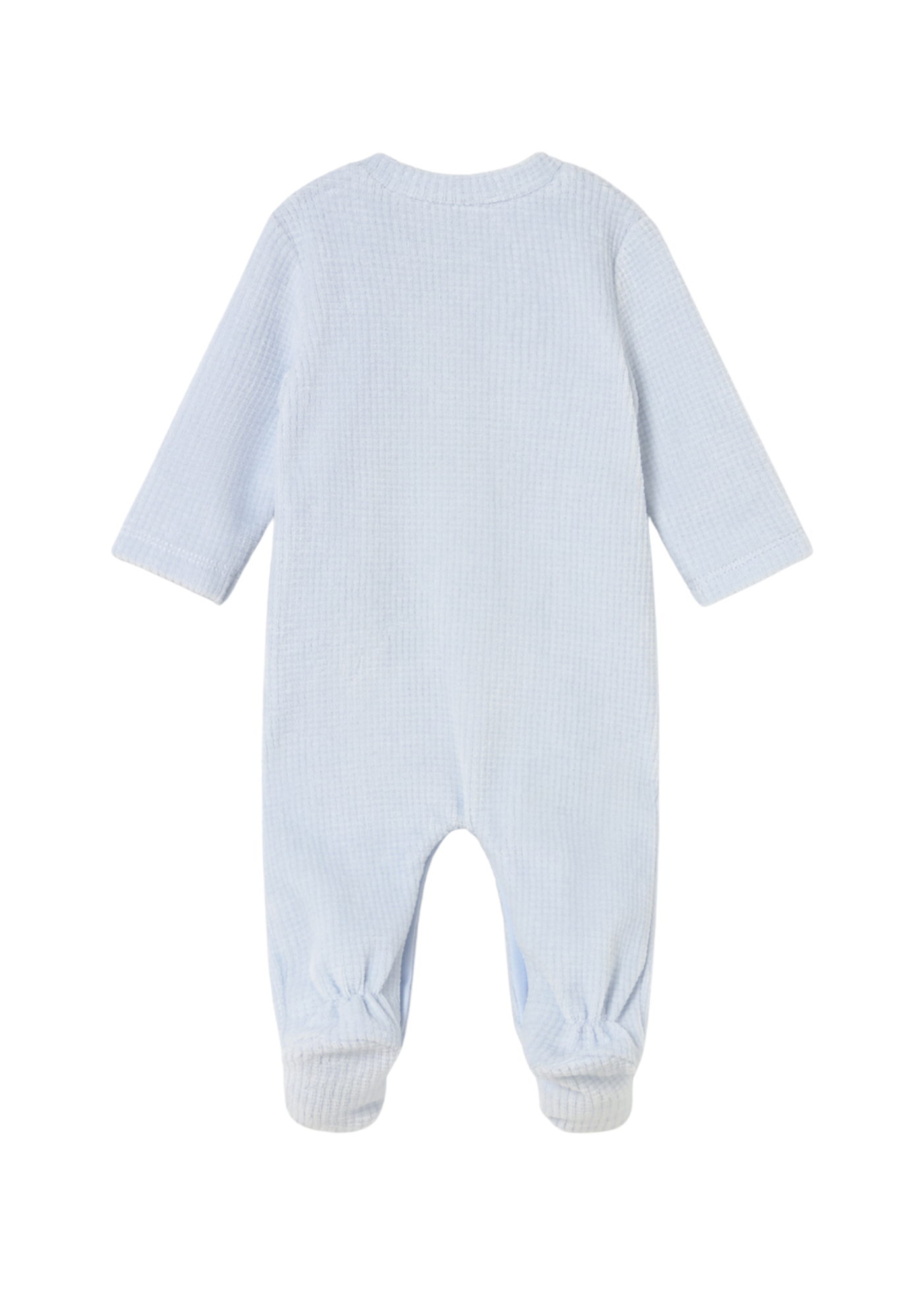 Set 2 Salopete Lungi Velur Bleu cu Albastru cu Iepuri 2719 Mayoral
