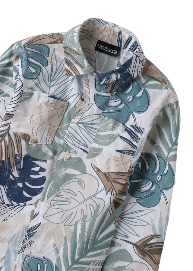 Bluza Alba cu Maneca Lunga cu Imprimeu Multicolor 0.B133/00 col 6BLE Sarabanda