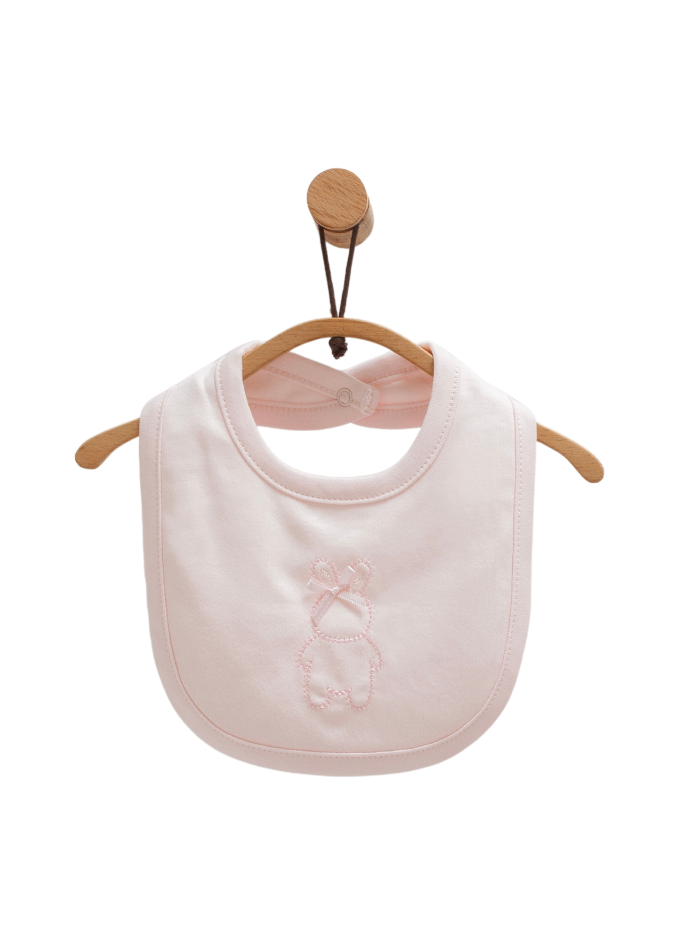 Set 3 Bavete Bumbac Roz cu Iepure ONK1490 Mell Sweet Baby