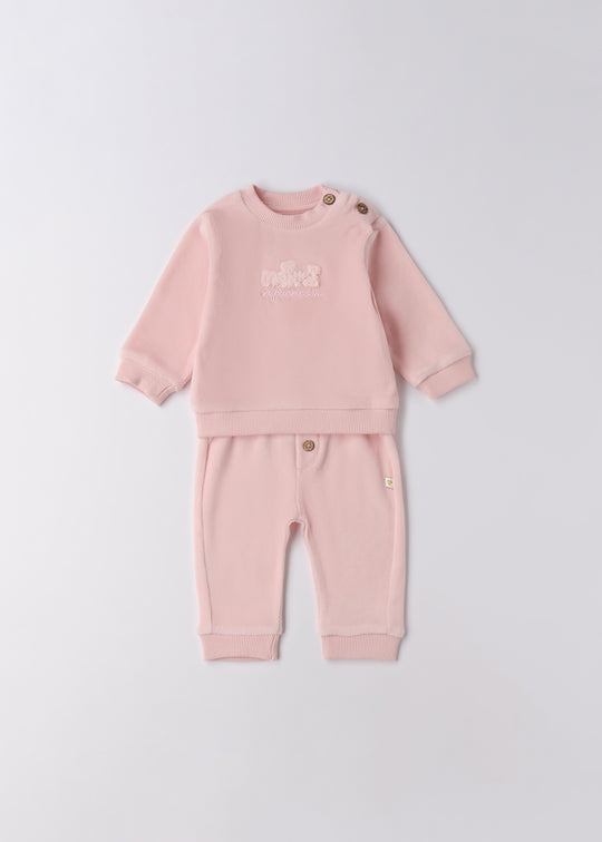 Trening 2 Piese Fetite Velur Roz 4.F088/00 2765 iDO