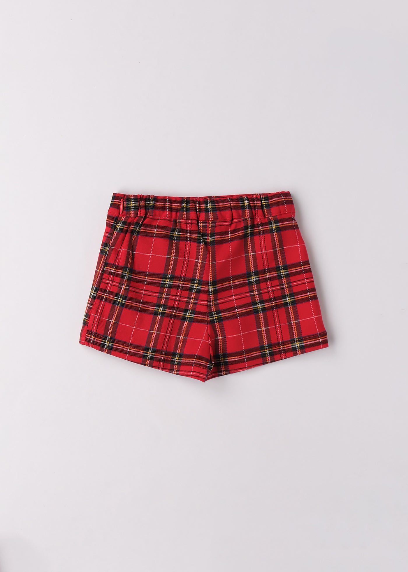 Pantaloni Fetițe Scurți Ecosez Roșu 4.F115/00 iDO