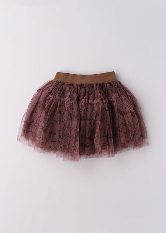 Fusta Fete Maro Roz Imprimeu Ursi 4.F363/G1 iDO