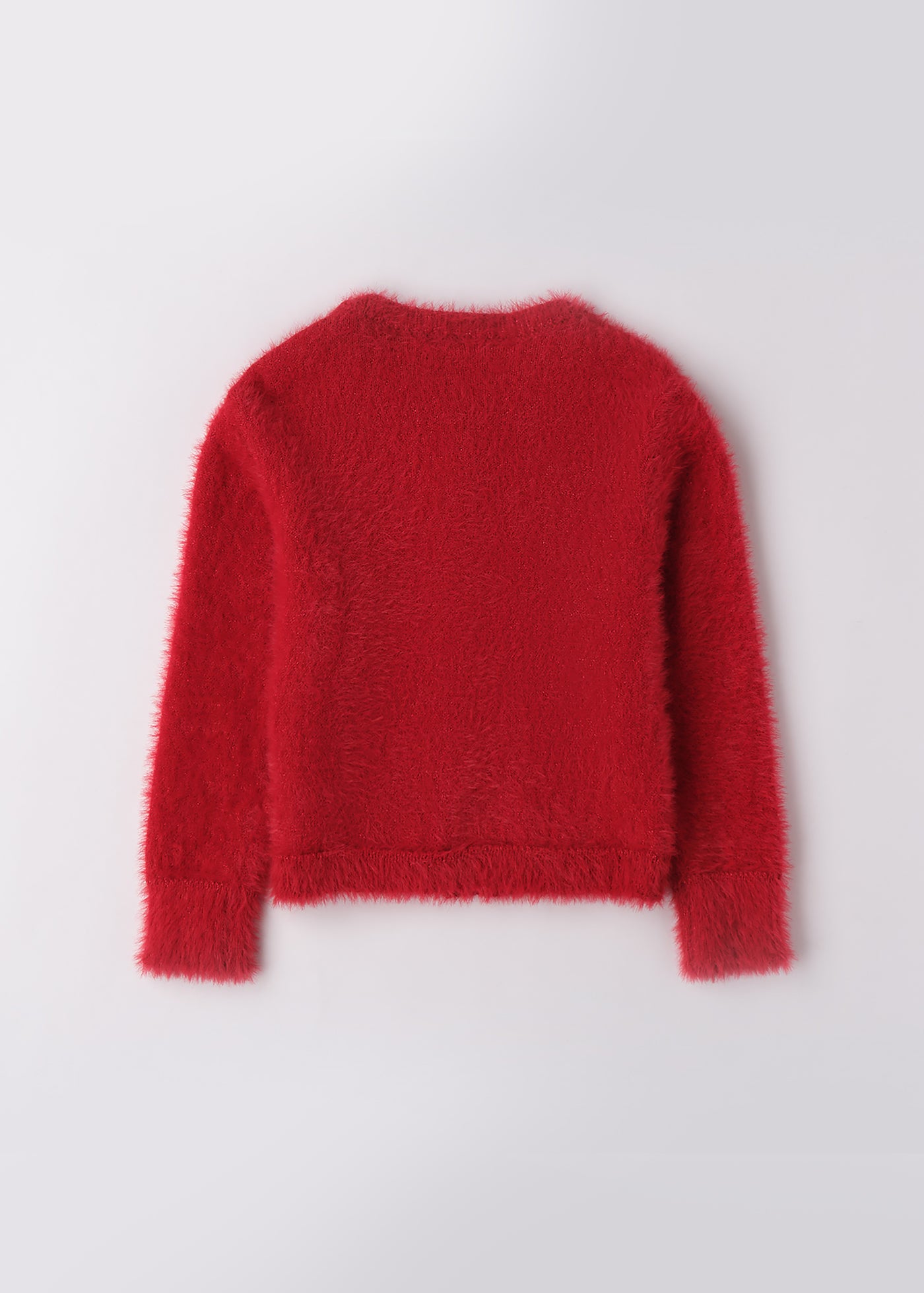 Cardigan Rosu Pufos Tricotat Fete 4.F723/00 iDO