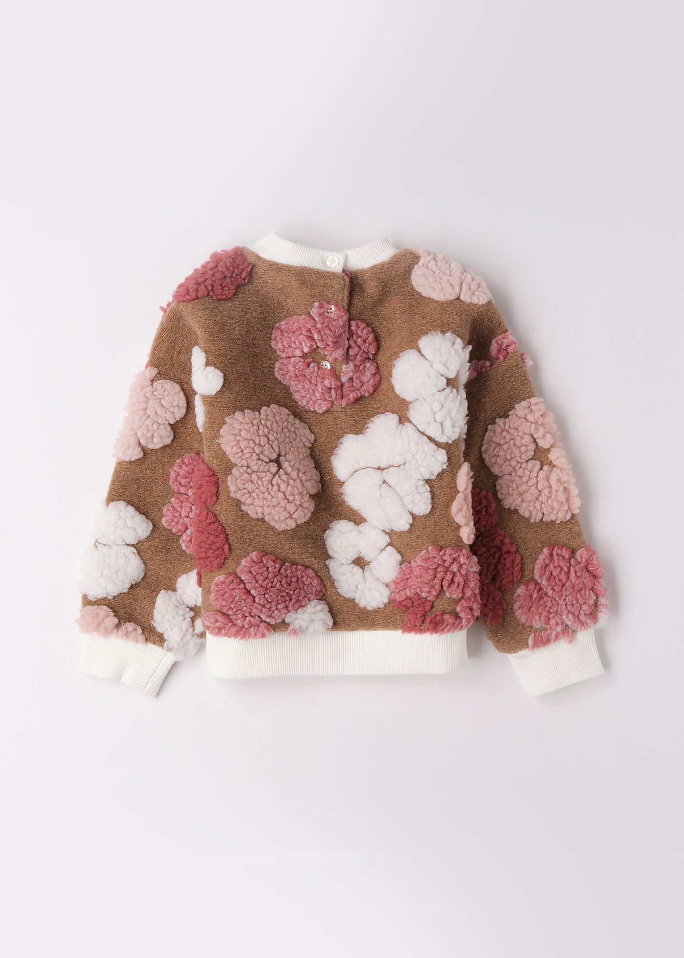 Bluza Fete Maro Aplicatii Flori Roz 4.F736/00 iDO