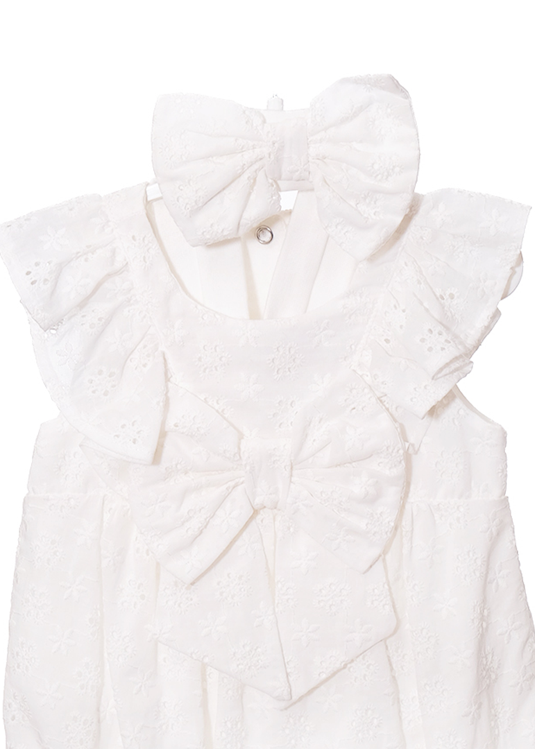 AnneBebe - Set Body Ivory Broderie Bumbac & Bentita M0478 Serkon Baby