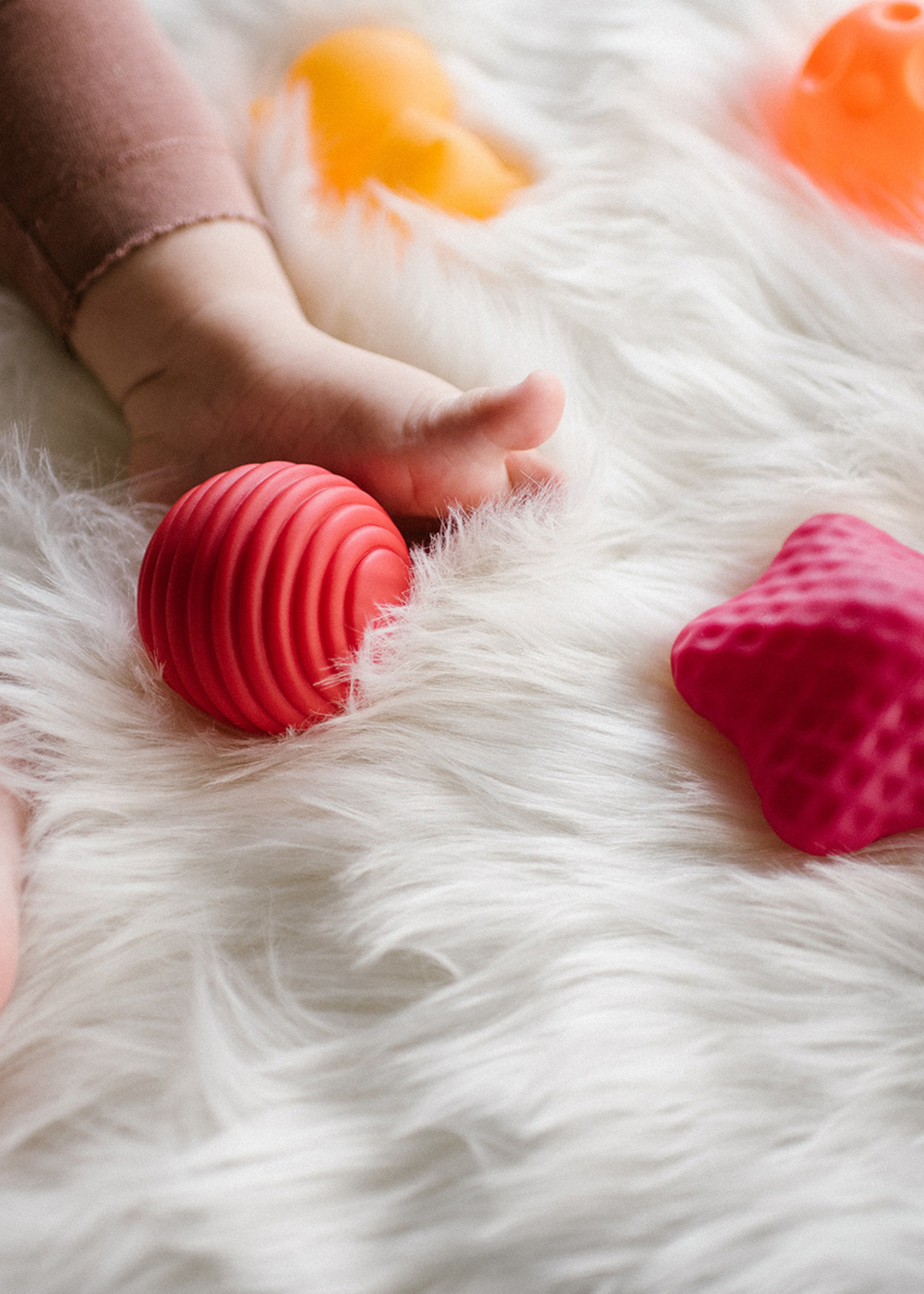 Set 6 Buc Minge Senzoriala Multicolora 1530 BabyOno