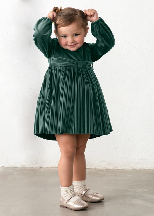 Rochie Verde Plisata cu Funda 2902 – Mayoral