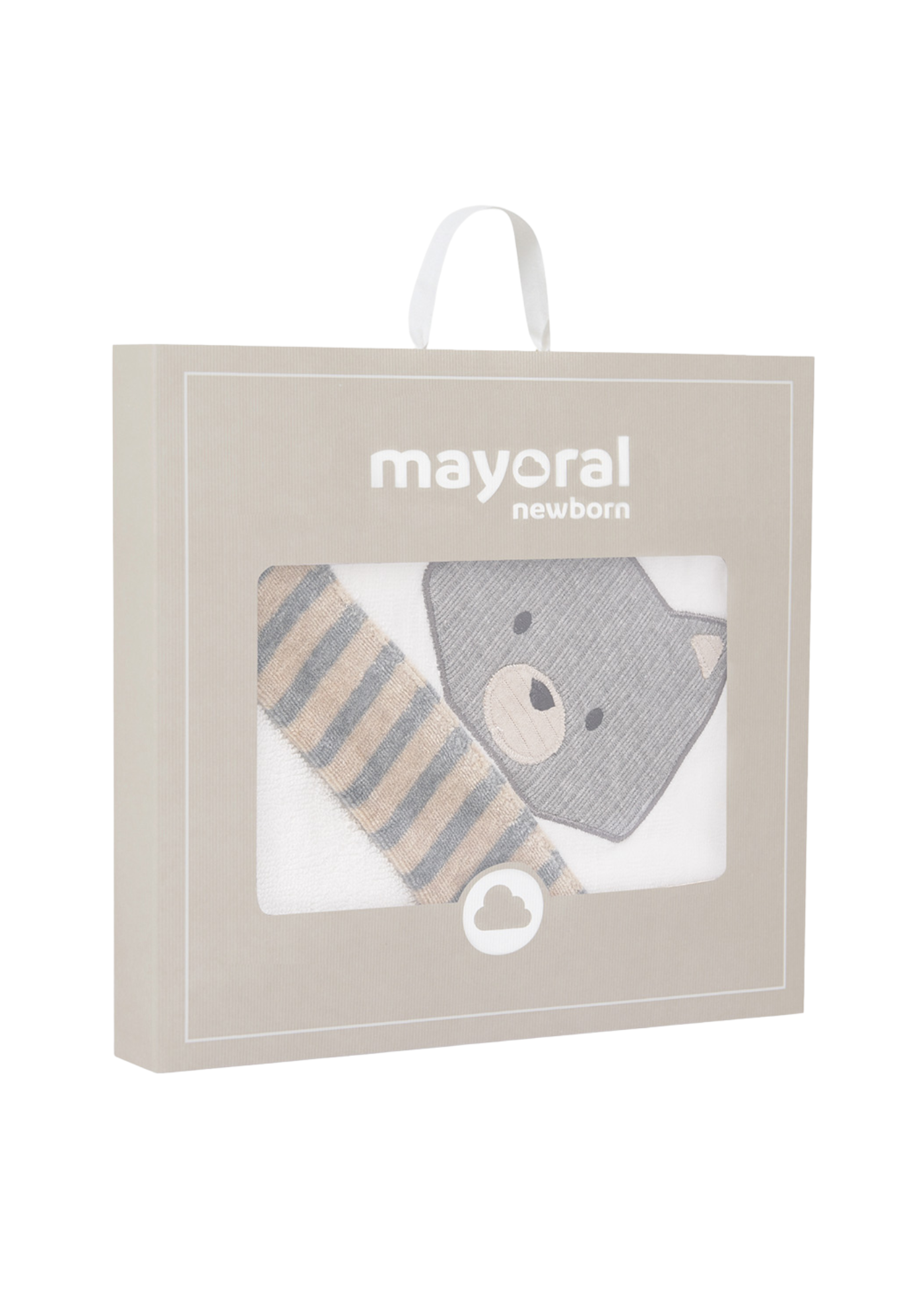 Prosop Crem cu Capison cu Dungi Bej cu Lup 9988 Mayoral