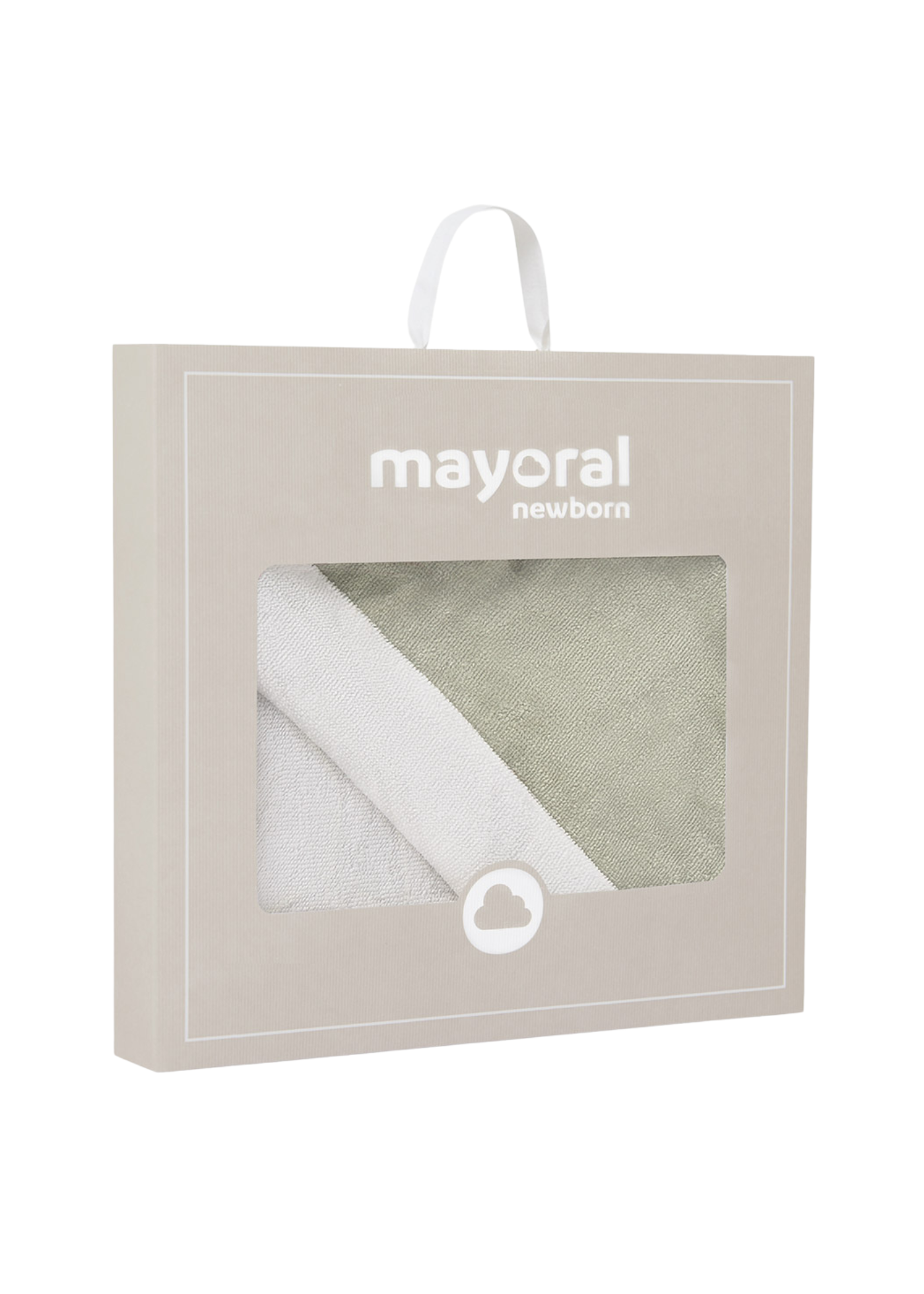 Prosop Crem cu Verde cu Capison Imprimeu Safari 9988 Mayoral