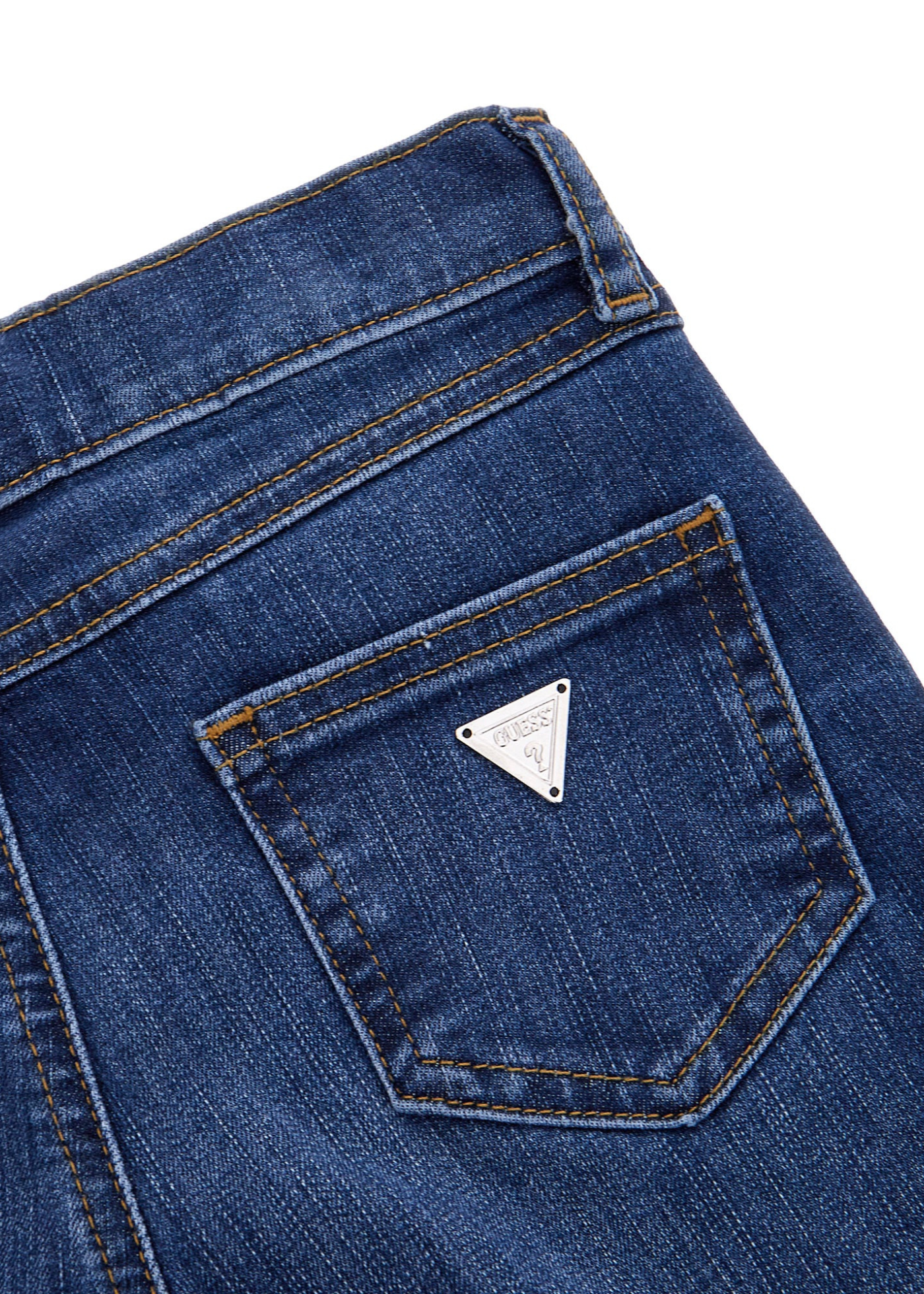 Pantaloni Lungi Denim Evazati Bleumarin Inchis J3YA03 D52V0 ILYW Guess