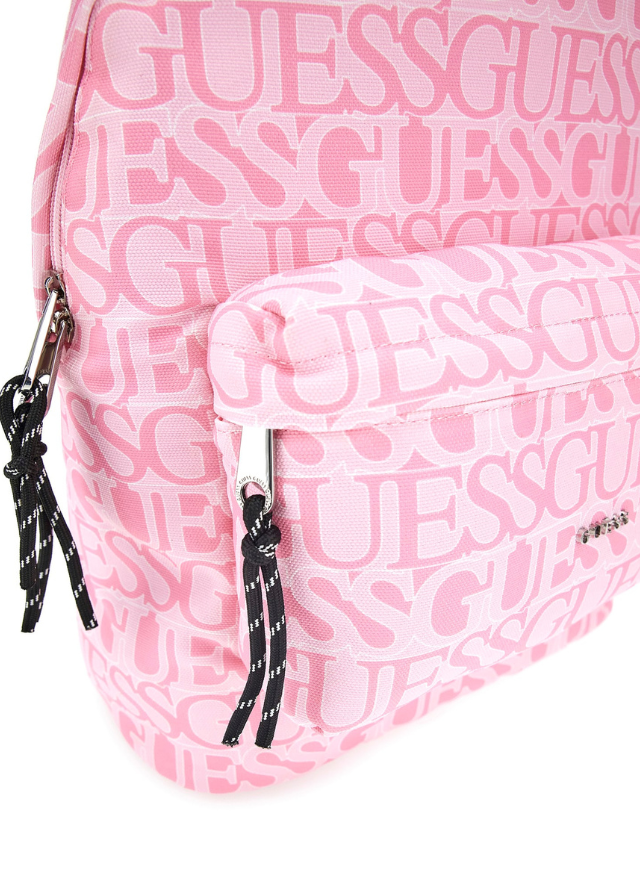 Ghiozdan Roz cu Print Logo H5YZ00 WGCS0 P61P Guess
