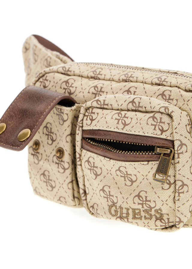 Borseta Bej cu Monograma L5YZ09 WGRI0 P1CP Guess