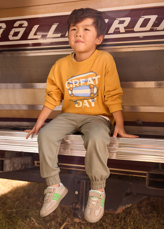 Trening 2 Piese Portocaliu cu Bej 3882 Mayoral